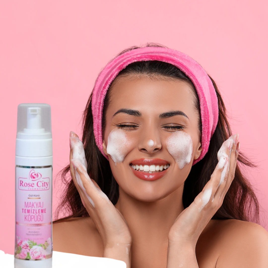 Rozen Gezichtsschuim Reiniging