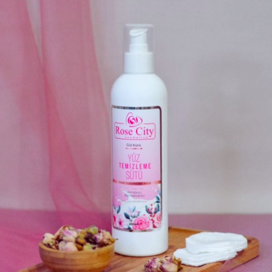 Rozen gezicht melk reiniger