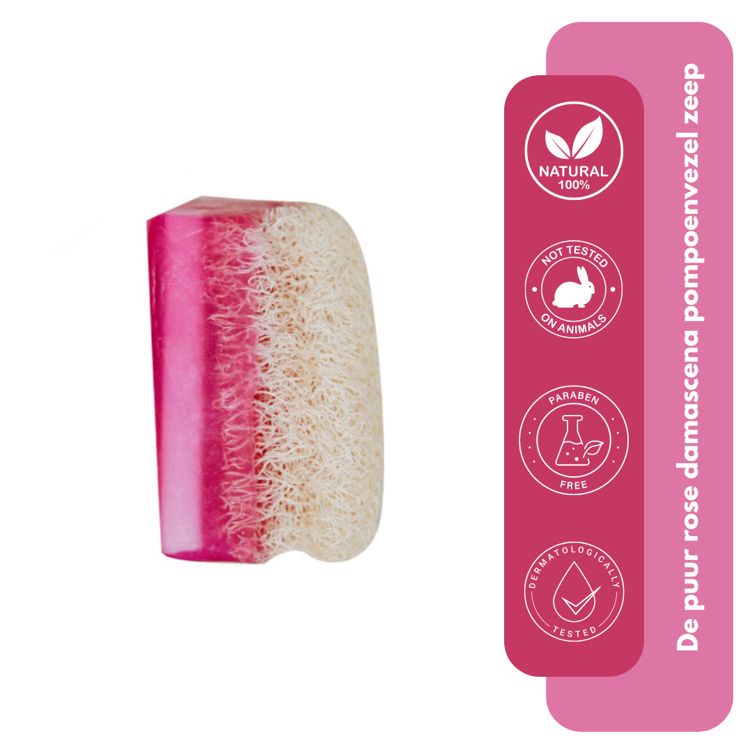 Rozen pompoenvezel 100% natuurlijk